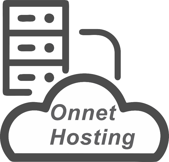 icon for onnet hosting showing clouds and services